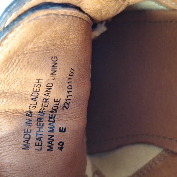 #ACZ BRAND Left & Right:  youth / Mens sz 40 or 7 lace-up dress shoe - Picture 8 of 8
